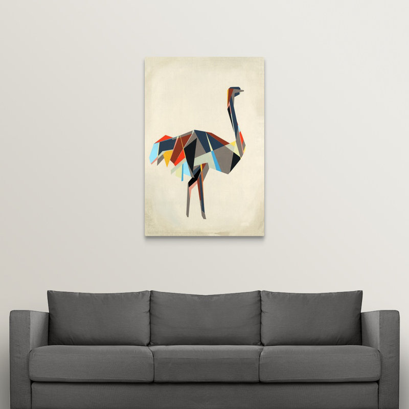 « tip tip zoo i », peinture sur toile, H 48 po x l 32 po x p 1,25 po, Toile tendue