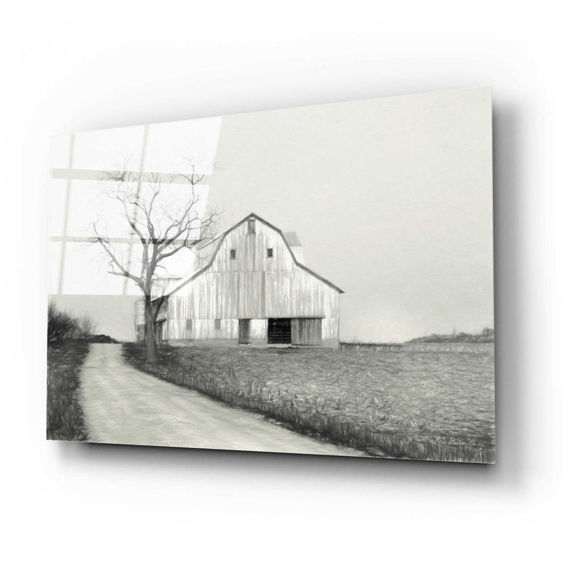«Ohio Fields III» par Lori Deiter, art mural en verre acrylique, H 16 po x l 24 po x P 0,2 po