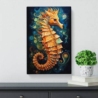 Seahorse Abstract - No Frame Print