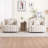 40.2"W Modern Swivel Accent Chair, Velvet Single Sofa Chair With Pillows (Set of 2)-887839555
