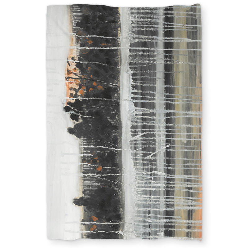 Rainy Fall Landscape Duvet Cover - Gray Home Decor Essentials