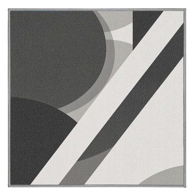 Machine Washable Bemott Modern & Contemporary Abstract Rug in Gray – Gray Binding