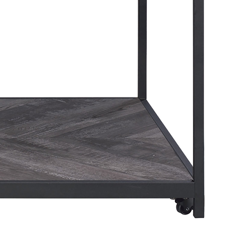 Table basse à tablette avec rangement
