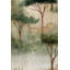 Green Wallpaper Trees Peel And Stick Bird Wall Mural