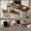 Bureau en cuir Mid-Century-482149031