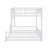 Full XL Over Queen Metal Bunk Bed With Ladder & Safety Guardrails-1699386025