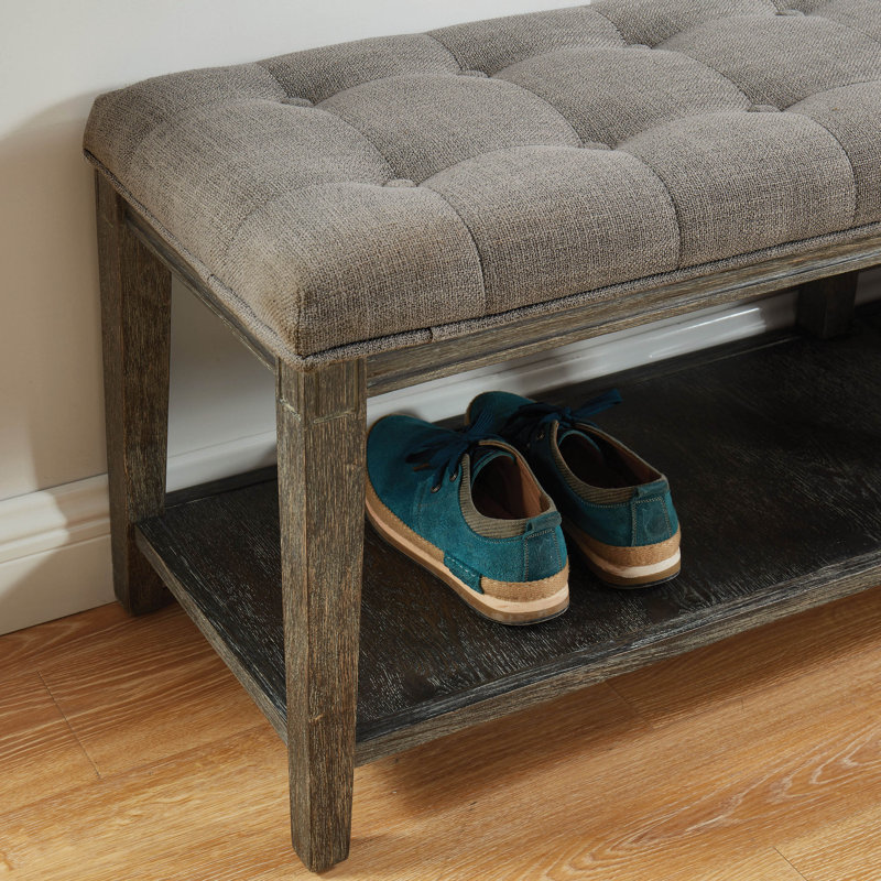 Banc de rangement Tynes, gris