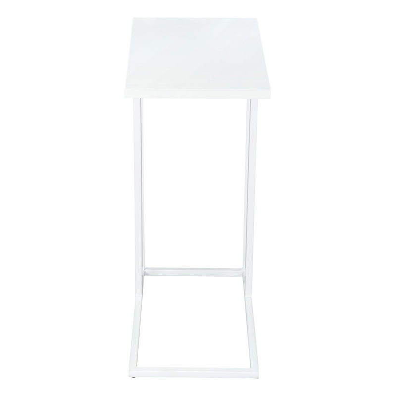 Tanu End Table, 23" H x 19" W x 11" D, White