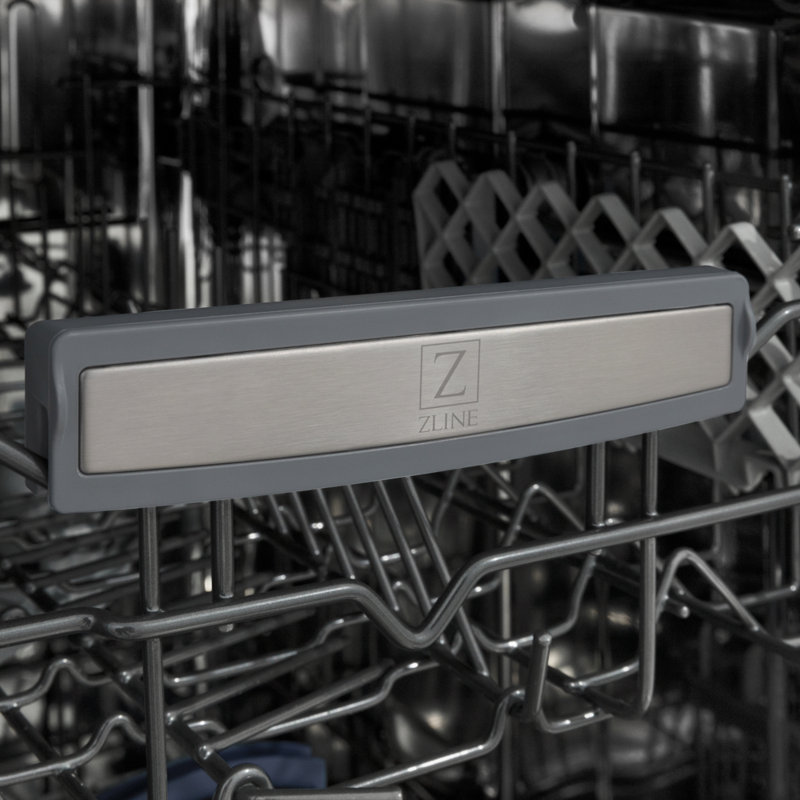 ZLINE 18" 15 dBA Top Control Dishwasher, Champagne Bronze