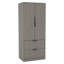 Sibby 2 Door Solid Wood Wardrobe-360689460