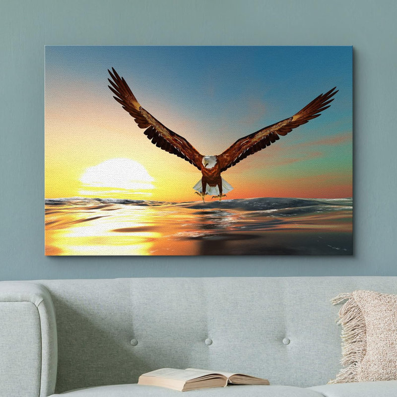 Reproduction d'art sur toile, Toile tendue, H 32 po x l 48 po x P 1,5 po