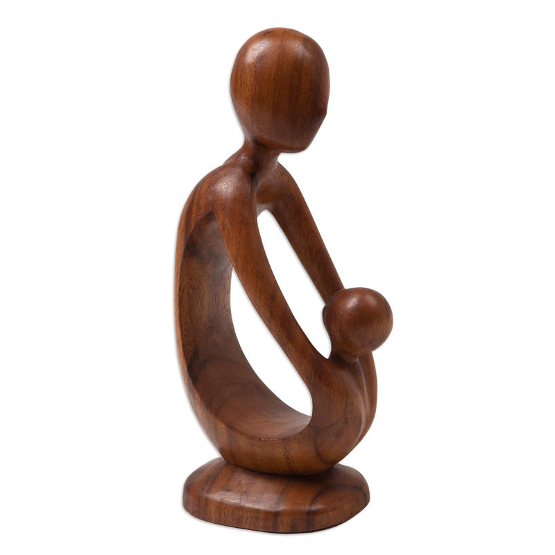 Sculpture de père en bois