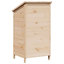 Vidaxl Garden Shed Solid Fir Wood Storage Cabinet Outdoor Modern Design Ample-129097141