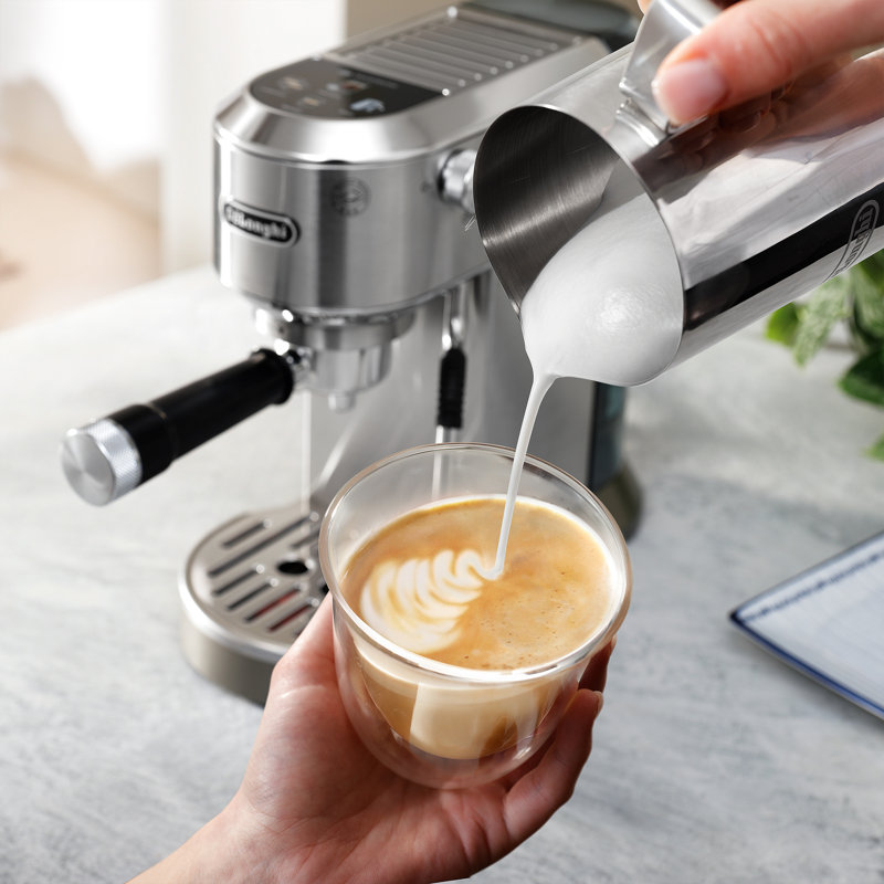 Espresso Machine Cold Brew Maker with Milk Frother, Stainless