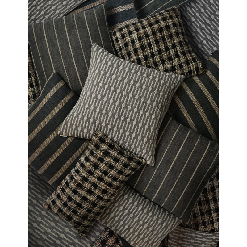 Mesmerize Decorative Pillow, Gray, Bolster 14"H x 42"W