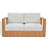 St Lucia Teakwood Loveseeat