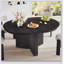 Table de salle à manger ovale extensible de style ferme moderne avec pied central et patins réglables pour une utilisation polyvalente en cuisine
