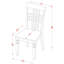 9 Piece Dining Room Furniture Set Includes an Oval Kitchen Table with Butterfly Leaf and 8 Dining Chairs, Black & Cherry-1464487661