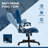 Velvet High Back Vibrating Massage Office Chair-751682814-751682813