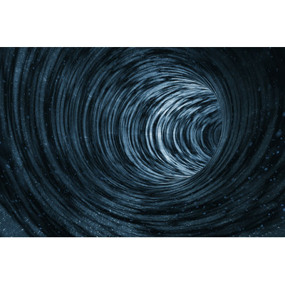 Black Hole Concept - Wrapped Canvas Print
