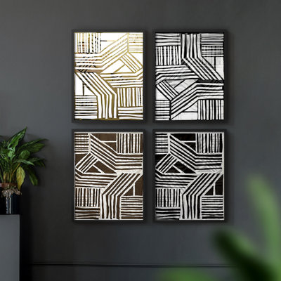 Printed Nokomis I Framed Print - Set of 4