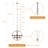 4 - Light Globe Chandelier With Glass Shade