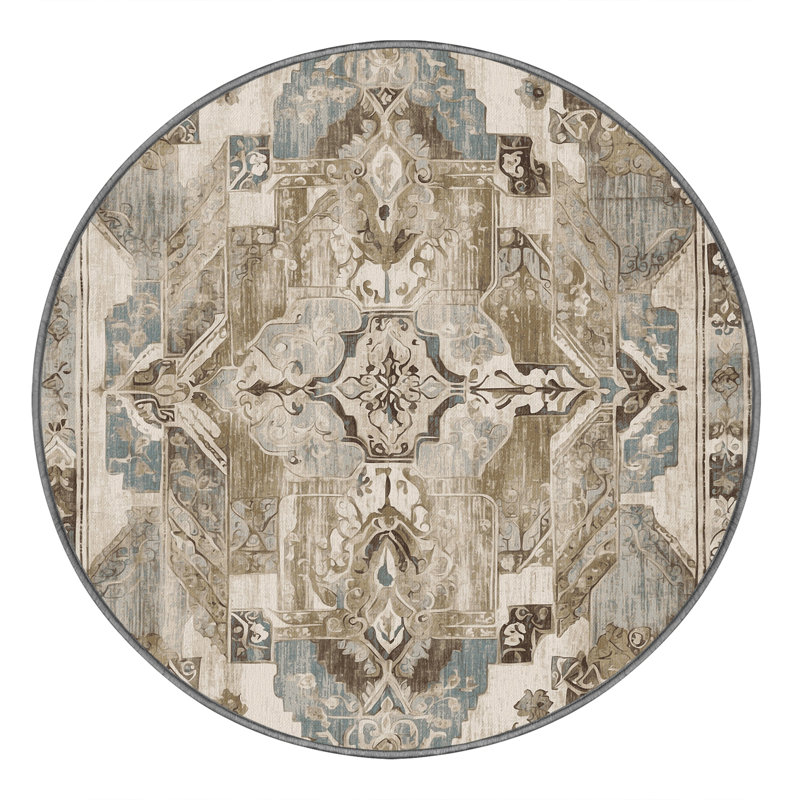 Golden Traces Rug, Round 6'