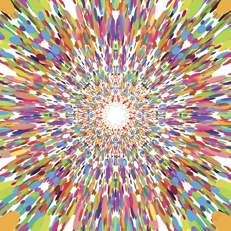 " Abstract Vector Background ", 12" H x 12" W  