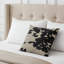 Coussin imprimé animal en cuir de vache-606903077