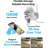 C289 1080P WIFI 355°PTZ Security IP camera Outdoor, AI Person Vehicle Detection, 2-Way Audio