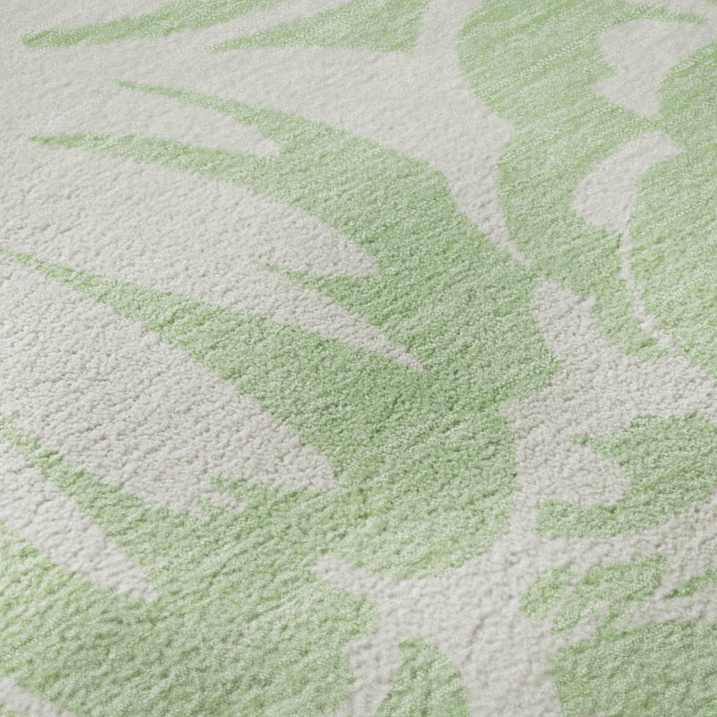 Premium Machine Washable Cerrito AMF551 Mint Rug, Rectangle 5' x 7'6"