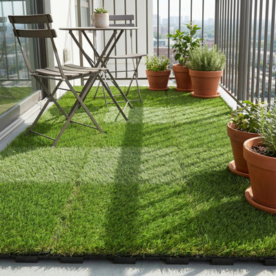 Carreau de terrasse en plastique 12 po x 12 po