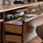 Modern Minimalist Style Black Walnut TV Stand-1840078854
