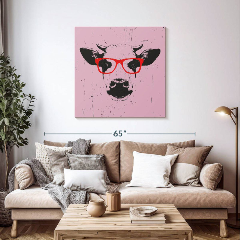 Crowle Cool Cow, 39" H x 39" W