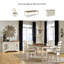Azil Solid Wood Base Dining Table