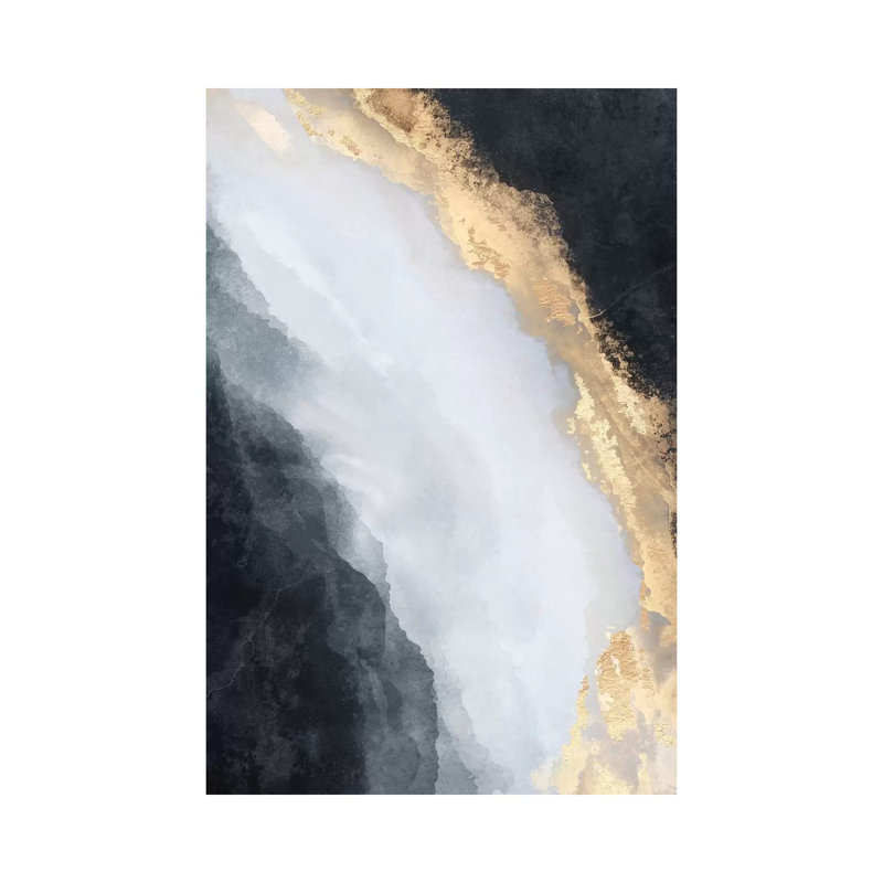 « Stream » par Elisabeth Fredriksson, reproduction d’art, H 12 po x l 8 po x P 0,75 po, Toile tendue, Pas de tapis