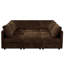 Canapé-lit modulaire 86 po avec 2 repose-pieds mobiles, canapé 9 places en chenille avec sièges de rangement, canapé surdimensionné pour le salon-246780977