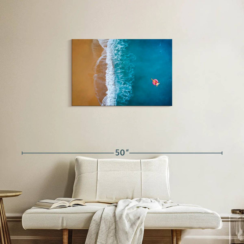 Gillard, mer méditerranée, bain de soleil, H 20 po x l 30 po