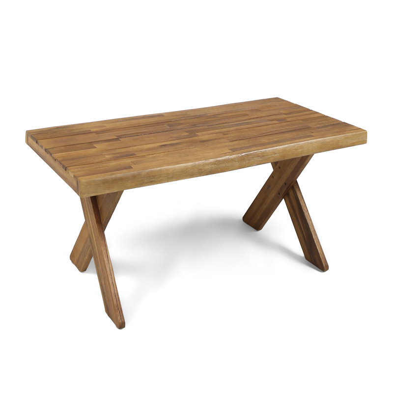 Table basse, Teck sablé