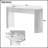 Elegant Fluted Entryway Table With 2 Drawers, Modern Console For Stylish Storage And Display In Living Rooms-1166327212