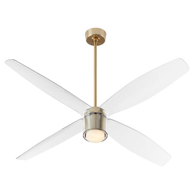 Ventilateur de plafond 60 po à 4 pales avec contrôle mural Keston