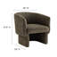 Fauteuil d'appoint rembourré en tissu Greer Boucle-106273845