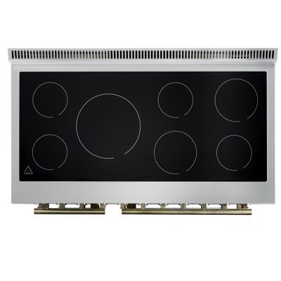 Cuisinière électrique Paolo, 48 po, blanc