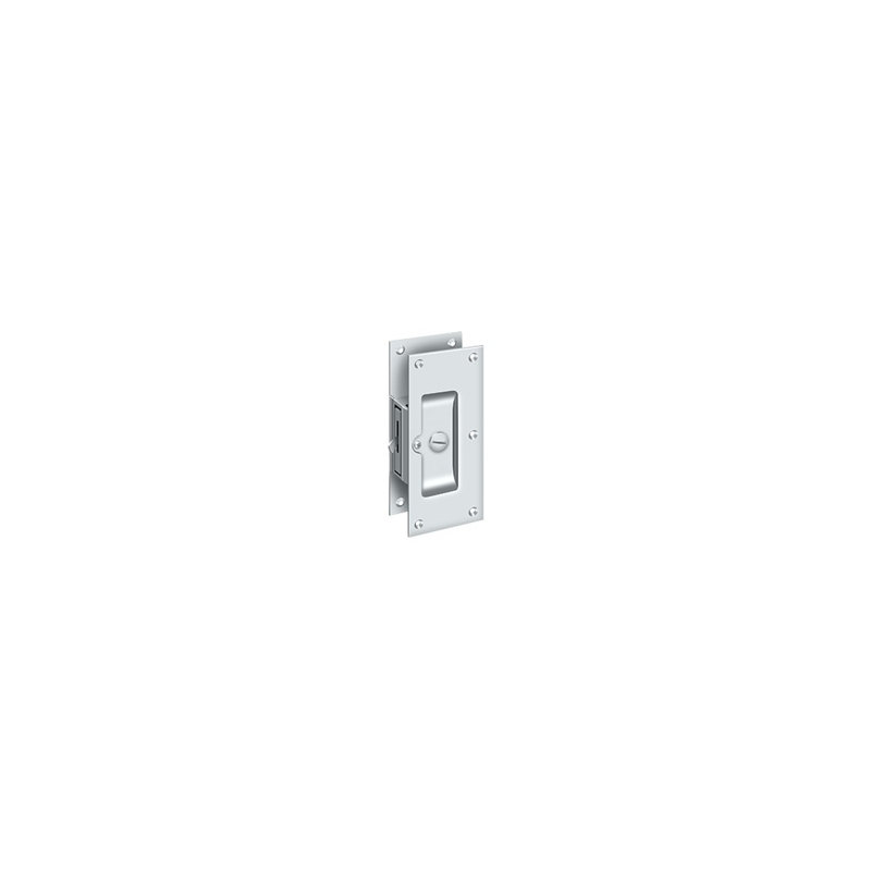 Pocket Door Hardware, Polished Chrome