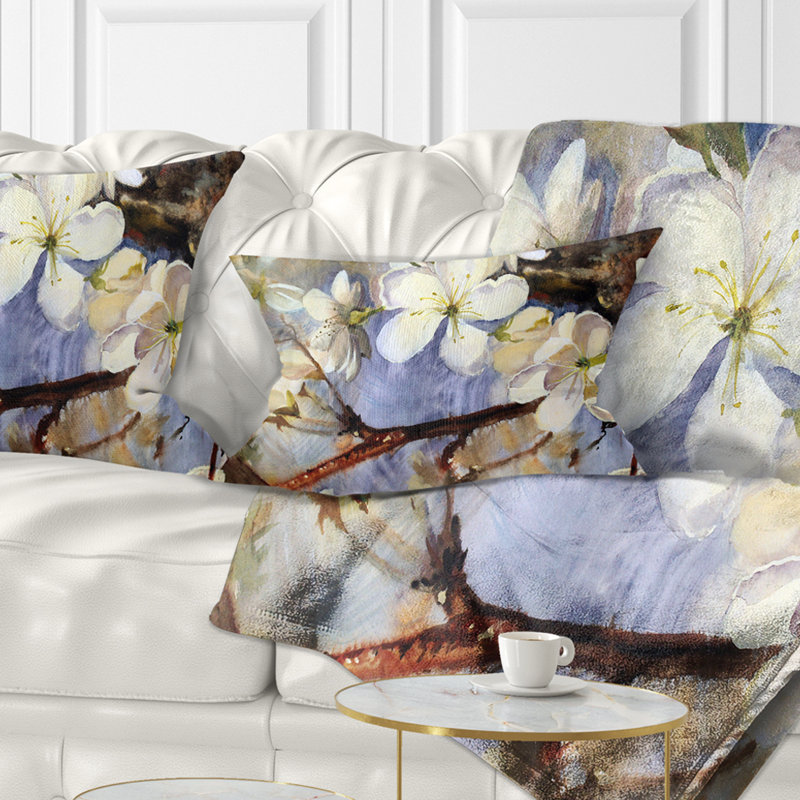 Coussin lombaire floral spring