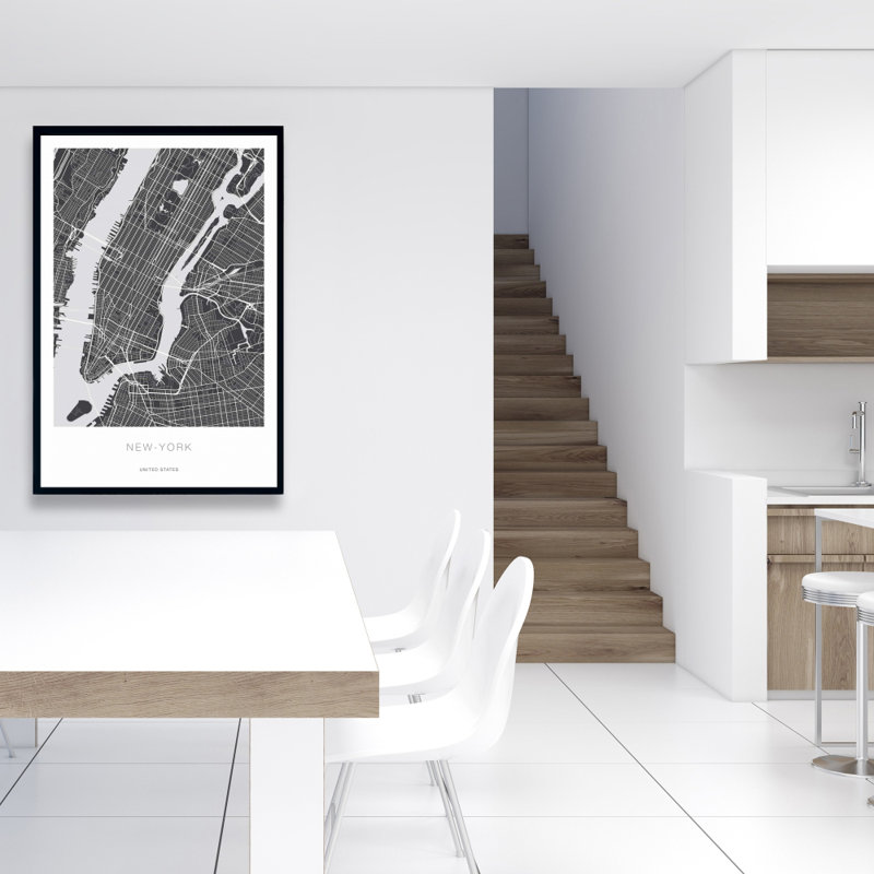 " New York Graphic Map "