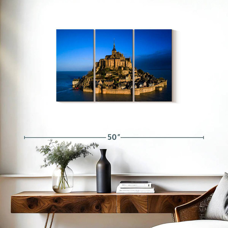 Île du Mont Saint-Michel, H 20 po x l 33 po