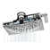 Velocity Fixed Shower Head with Immersion