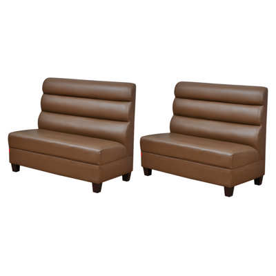 Banc rembourré en similicuir
