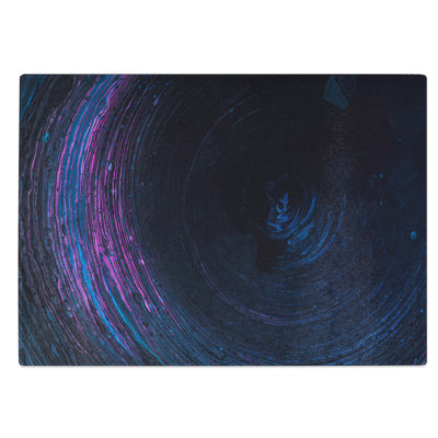 Glass Heading Forward in Abstract Chopping Board